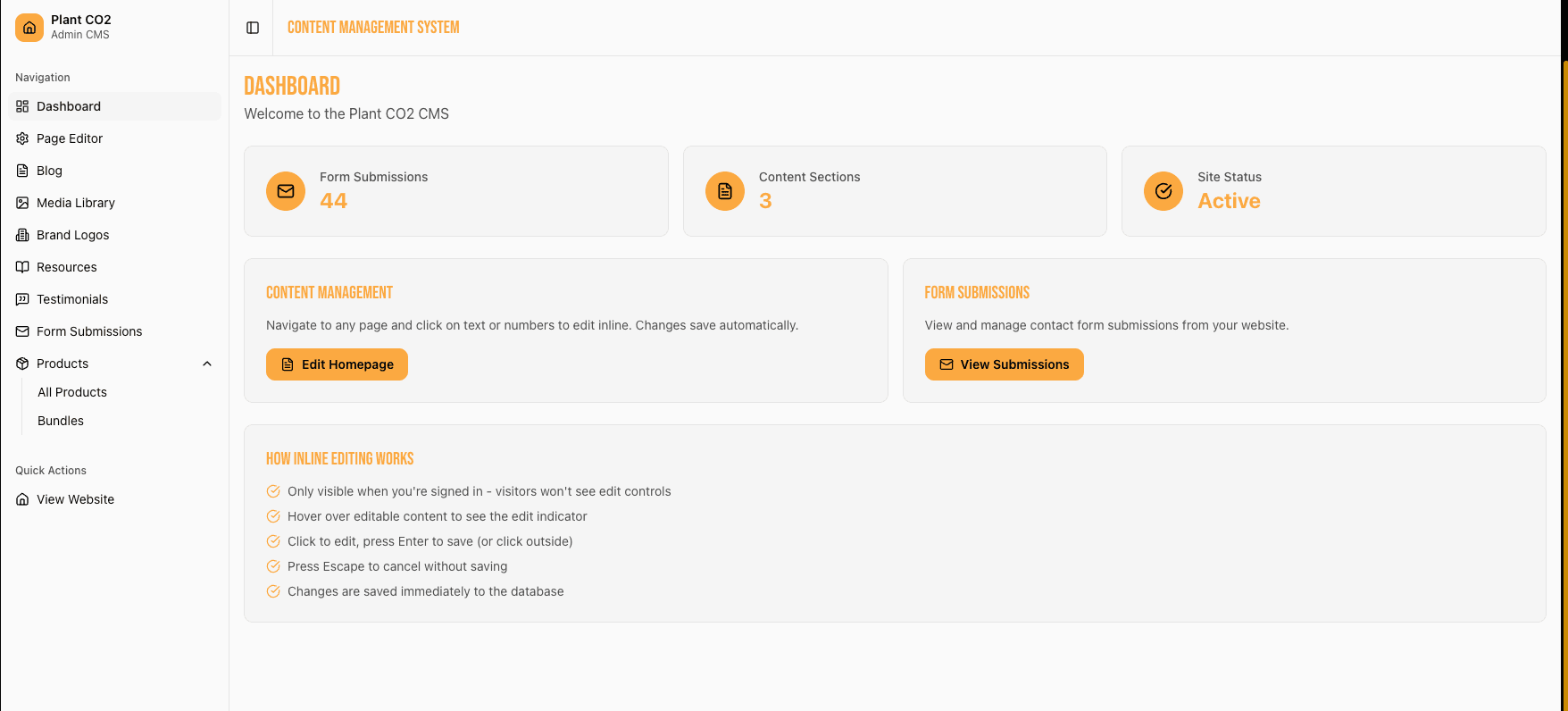 PlantCO2 screenshot 2